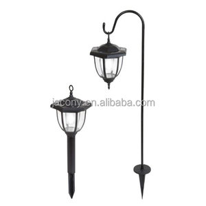 Vintage Shepard Crochet Solaire Alimenté LED Lanterne Suspendue Extérieure <span class=keywords><strong>Coach</strong></span> L'arbre de Lumières Lampes et Lumières de Chemin - Product Image 3