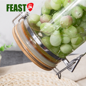 Fiesta swing frascos de vidrio de almacenamiento, clip de vidrio, frascos decorativos frascos de vidrio de alimentos - Product Image 6