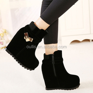 Bottines compensées pour femmes imperméables à prix d'usine PQ3275 - Product Image 4