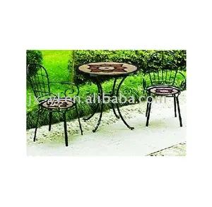 bistro table and chair mosaic tile bistro table garden furniture mosaic table and chair