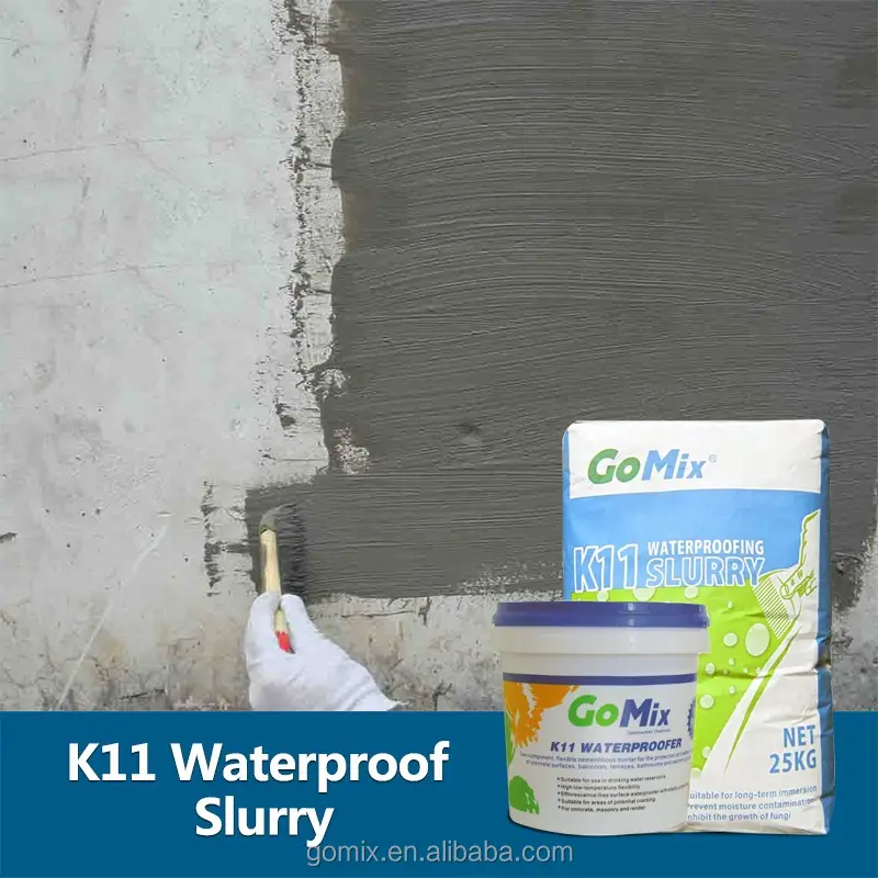 Two Parts Polymer Modified Cement Based Bathroom Wall and Floor Use K11 Cementitious Waterproofing Coating