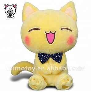 Jouet en peluche réaliste de <span class=keywords><strong>chat</strong></span> rose, 50 cm, avec nœud papillon, Animal en peluche doux, personnalisé et mignon pour enfants, - Product Image 2