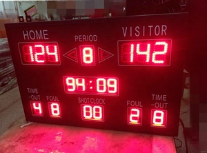 Evershine 1.8 "r kỹ thuật số điện tử bóng rổ scoreboard/kỹ thuật số điểm dẫn Bảng hiển thị/LED scoreboard với Shot đồng hồ - Product Image 2