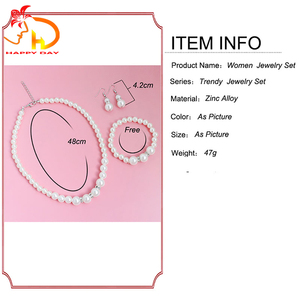 Bộ Trang Sức Ngọc Trai Quý Phái, Thiết Kế Đơn Giản, Thời Trang Chuyên Nghiệp - Product Image 3