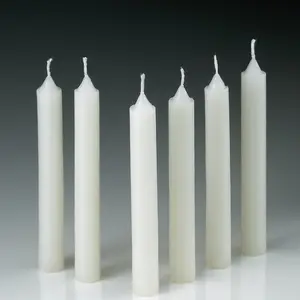 Paraffin Wax Cheap <strong>White</strong> Color Plain <strong>Candle</strong> - Product Image 1