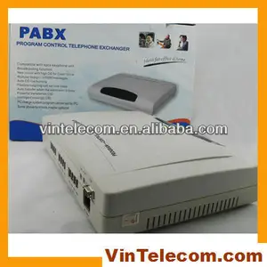 pbx de telecomunicaciones vintelecom sistema pabx cp424 4 líneas x 24 pbx ext