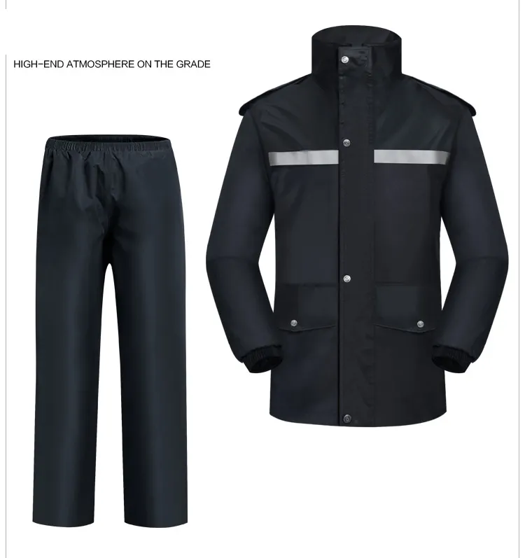 OEM reflective motorcycle raincoat with pants Company uniform raincoat