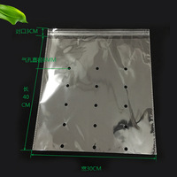 Clear Bopp Micro-Geperforeerde Plastic Zak Met Gaten Voor Verse Groente