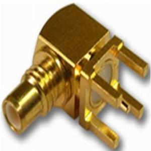 SMC Male Right Angle PCB Mount Connector - Product Image 1