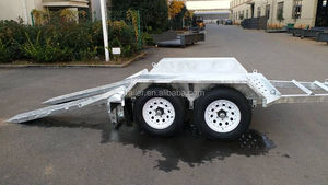 Remorque de Mini-pelle verte, 2500kg, remorque pour camion-véhicule - Product Image 4