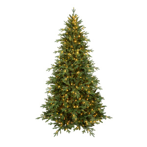 Clou de <span class=keywords><strong>neige</strong></span> artificiel débloqué, 210CM, 800 lumières blanches chaudes, pin de noël, lumières vertes - Product Image 2