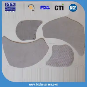 Preto térmica de nylon corte pano de polimento de aço inoxidável disco de filtro de malha