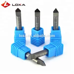 PCD V Groove Router Bit For Marble CNC Engraving Granite, Marble Carving Granite 3d Bits