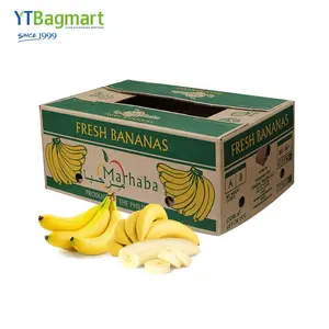 YTBagmart Custom Printing Wellpappe Obst Verpackung Versand Mailer Box Bananen karton Box