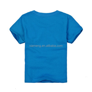 Venta al por mayor azul marino de manga corta impresa camisetas para chicos - Product Image 2