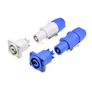 Powercon NAC3FCA + NAC3MPA-1 Chassis Cắm Bảng Điều Chỉnh Nối 3Pins 250V Ac Power Nam Cắm + Nữ Ổ Cắm Led Speakon Nối - Product Image 2