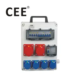 CEE-24 OEM Industrial multi plug sockets combined box, power distribution box,