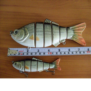 Grand leurre <span class=keywords><strong>de</strong></span> pêche multi-articulé <span class=keywords><strong>Murray</strong></span> Cod coloré 200 mm/100 g Shad Swimbait - Product Image 4