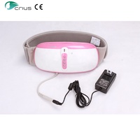 Elektrischer Aufblasbarer Massagegürtel für Frauen mit Turmalin-Magnet und Heißer Moxibustion in Pink zur Muskelentspannung mit Zeitsteuerung