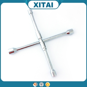 XITAI Pliable <span class=keywords><strong>4</strong></span> taille <span class=keywords><strong>17</strong></span>/19/<span class=keywords><strong>21</strong></span>/23mm croix clé jante <span class=keywords><strong>pneu</strong></span> de voiture reparing outil - Product Image 4