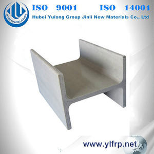 Pultruded Frp Gfrp Glasvezel Composiet Kunststof Profielen H Sectie Balk