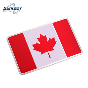 Weather-Resistant Aluminum Decal Canada Flag <strong>Bumper</strong> <strong>Sticker</strong> for <strong>Cars</strong> - Product Image 3
