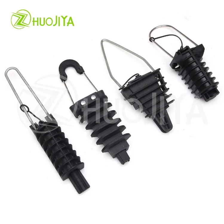 Zhuojiya Made in China Dead End Clamp Electric Cable Wire Plastic Anchor Clamp/Tension clamp