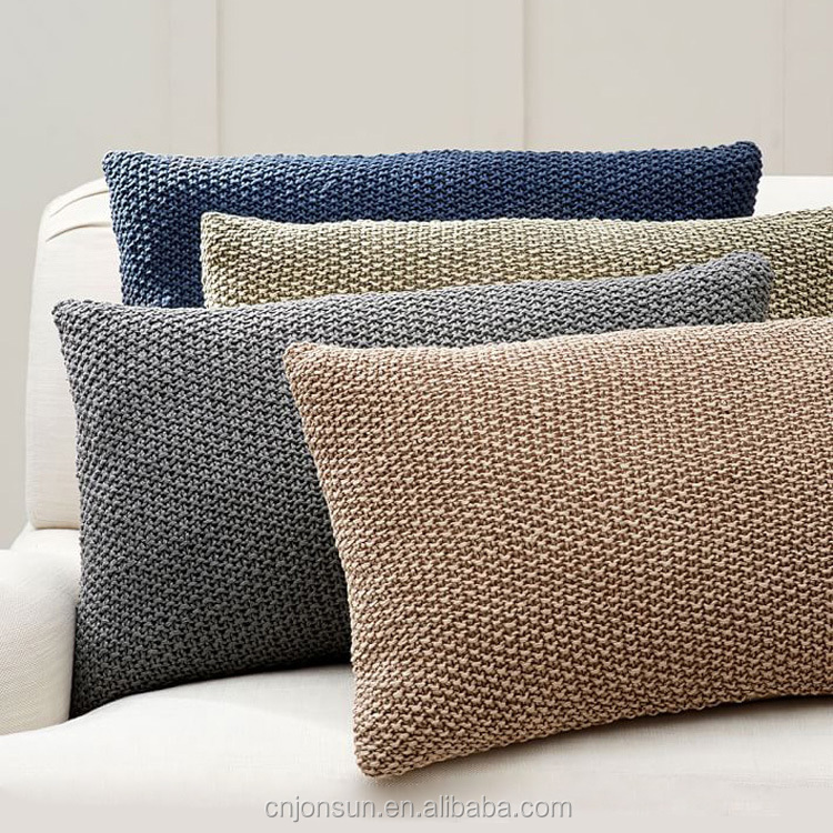 55% хлопок 45% Linen blend стежка наволочка напольные подушки