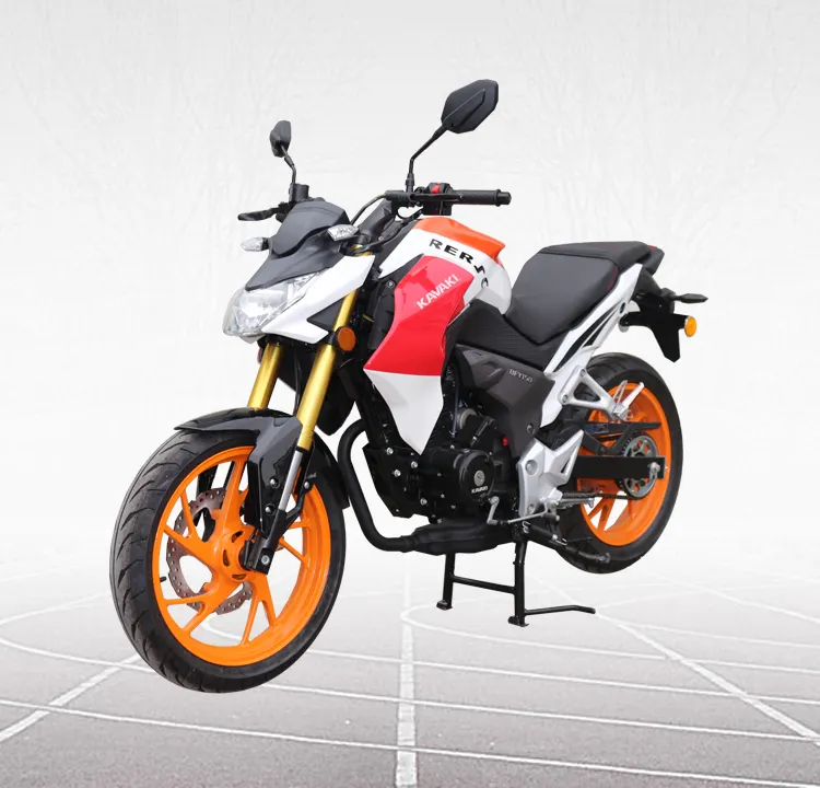 2019ผู้ผลิตจีน200cc เครื่องยนต์ Moto สองล้อรถจักรยานยนต์เบนซินสำหรับขาย