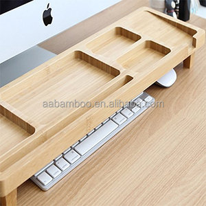 <span class=keywords><strong>Organiseur</strong></span> de <span class=keywords><strong>bureau</strong></span> en bois de <span class=keywords><strong>bambou</strong></span>, 1 pièce, avec planche à clés, organisateur - Product Image 3