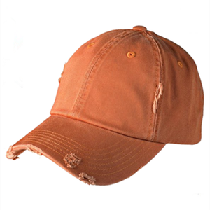 Giá Rẻ Phổ Biến Đồng Bằng 100% Cotton 6 Bảng Trống Đau Khổ CHA <span class=keywords><strong>Hat</strong></span> - Product Image 2