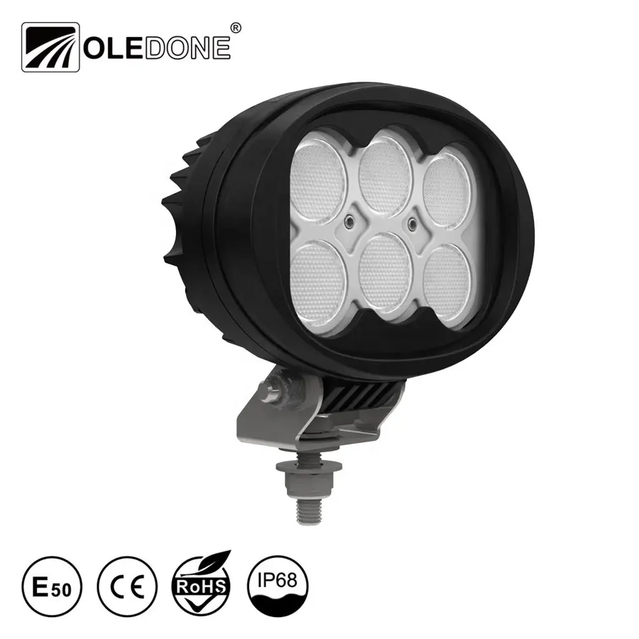 OLEDONE 스타 높은 품질과 클래식 60w 타원형 LED 작업 빛 오프로드 Forza WD-6L60