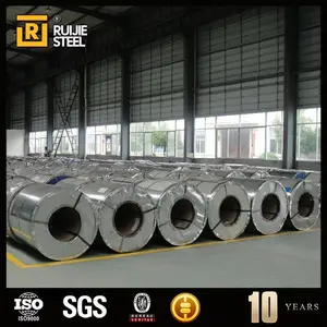 Bobine galvalume, bandes d'acier, galvanisé bobines d'acier de zinc revêtement poids 40-120g/m2
