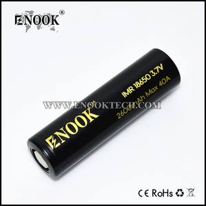 Cina Fornitore!! ENOOK cilindrica 2600 mah batteria stabile 3.7 v batteria al litio 18650 Batteria Mod in grande magazzino - Product Image 1