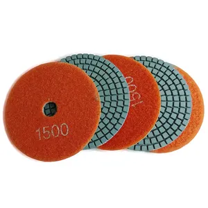 <span class=keywords><strong>Polisseuse</strong></span> de sol en marbre, tampon de polissage en diamant <span class=keywords><strong>pour</strong></span> granit et béton, tampons de polissage à la main en diamant à liaison résine <span class=keywords><strong>pour</strong></span> surface de comptoir - Product Image 1