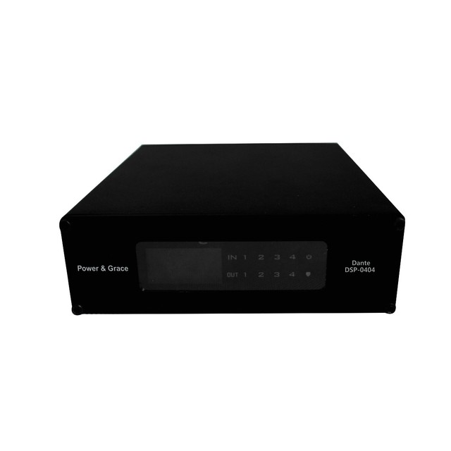 DSP Integrated 31 Band GEQ 5 Band PEQ 4 Output Dante Network Audio System Interface with Compressor