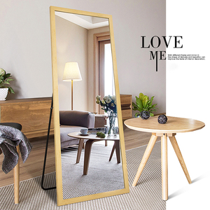 Full Length Floor <strong>Mirror</strong> <strong>with</strong> <strong>Standing</strong> Holder Dressing <strong>Mirror</strong> Wall-Mounted <strong>Mirror</strong> - Product Image 4