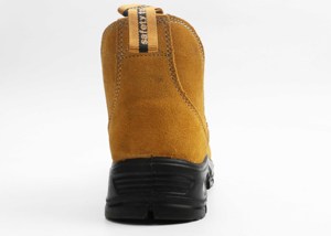 رجل esd رخيصة التعدين الصناعي البني جلد الغزال البقر الصلب إصبع القدم مركب - Product Image 4