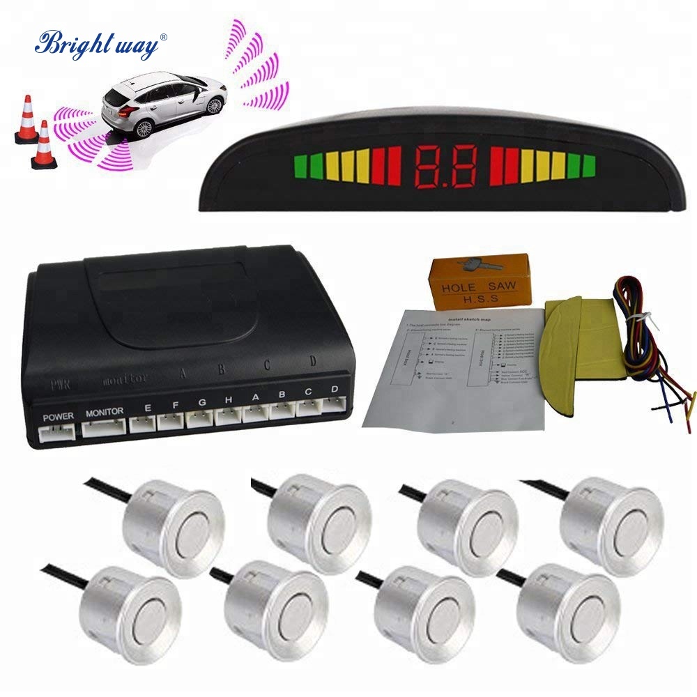 Автомобильный парковочный комплект с 8 датчиками