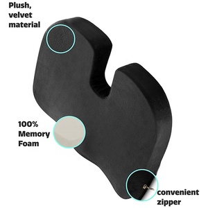 Lombar Back Support Chair Confortável Massagem Memória Espuma Almofada do assento ortopédica almofada do assento <span class=keywords><strong>gel</strong></span> ergonômico - Product Image 6