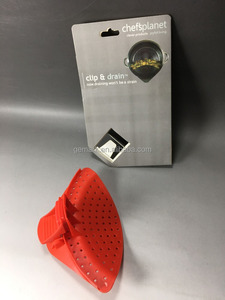 Fermaglio per scolapiatti e scolapiatti a Clip-strumenti per il lavaggio del riso scolapiatti frutta e verdura strumenti per la cottura del grano - Product Image 6