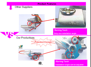 Ksun Csa/Ce Chứng Nhận Gas Grill Thiết Bị An Toàn Bbq Bộ Phận Van Khí Với Đánh Lửa Áp Điện - Product Image 4