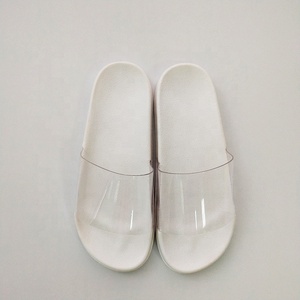 Hot-sale <strong>Jelly</strong> Summer Slide <strong>Sandals</strong> New Design <strong>Women</strong> Men Transparent Slipper Custom logo clear Flip Flops Beach Sliders - Product Image 4