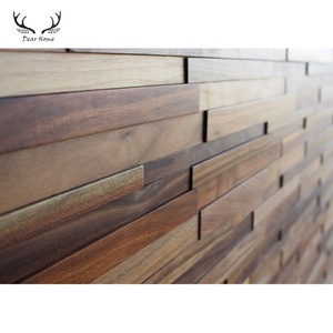 Trend In <span class=keywords><strong>Legno</strong></span> Massello Bordo 3D Effetto Muro Pannello - Product Image 4