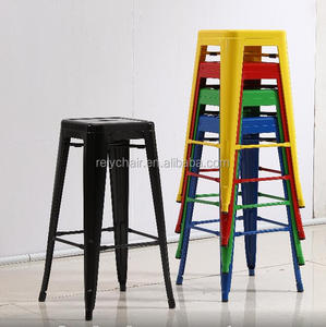 Commercial Furniture High Quality Modern Metal <strong>Bar</strong> Chair with Footrest - Product Image 6