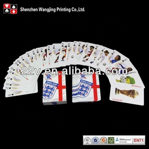 Stampa personalizzata <span class=keywords><strong>di</strong></span> Calcio Carte Da Gioco <span class=keywords><strong>di</strong></span> Regalo Promozionale Carte Da Gioco Gioco <span class=keywords><strong>di</strong></span> Carte Da Poker - Product Image 6