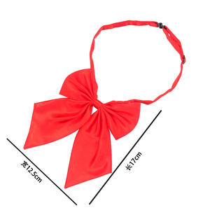 Cravate papillon pour femmes, nœud papillon pour filles, étudiantes, employées d'hôtel, serveuses, accessoires <span class=keywords><strong>de</strong></span> cou, imitation soie - Product Image 3