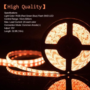 Nuovo Stile di vendita Caldo 5 <span class=keywords><strong>M</strong></span> 5050 3528 60 leds/<span class=keywords><strong>m</strong></span> DC12V Flessibile Singolo Colore RGB impermeabile resistente al calore luce di striscia del led - Product Image 5