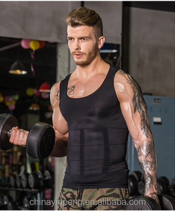 Débardeur slim en nylon respirant pour <span class=keywords><strong>homme</strong></span> <span class=keywords><strong>Corset</strong></span> fin moulant pour le ventre disponible en M XL - Product Image 5