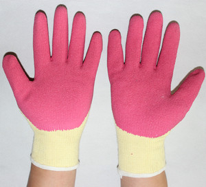 Mais cheap 10g dobra algodao coated industrial latex gloves luvas de seguranca luvas de trabalho - Product Image 1